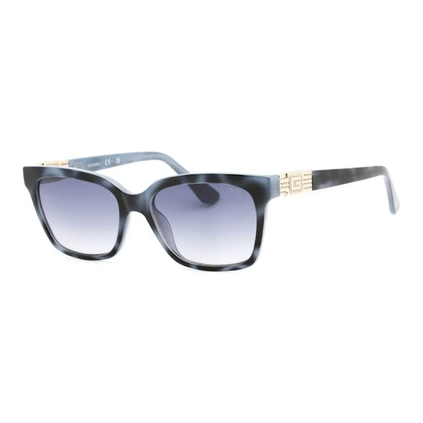 GUESS Plastic Irregular Shape Sunglasses Unisex Black