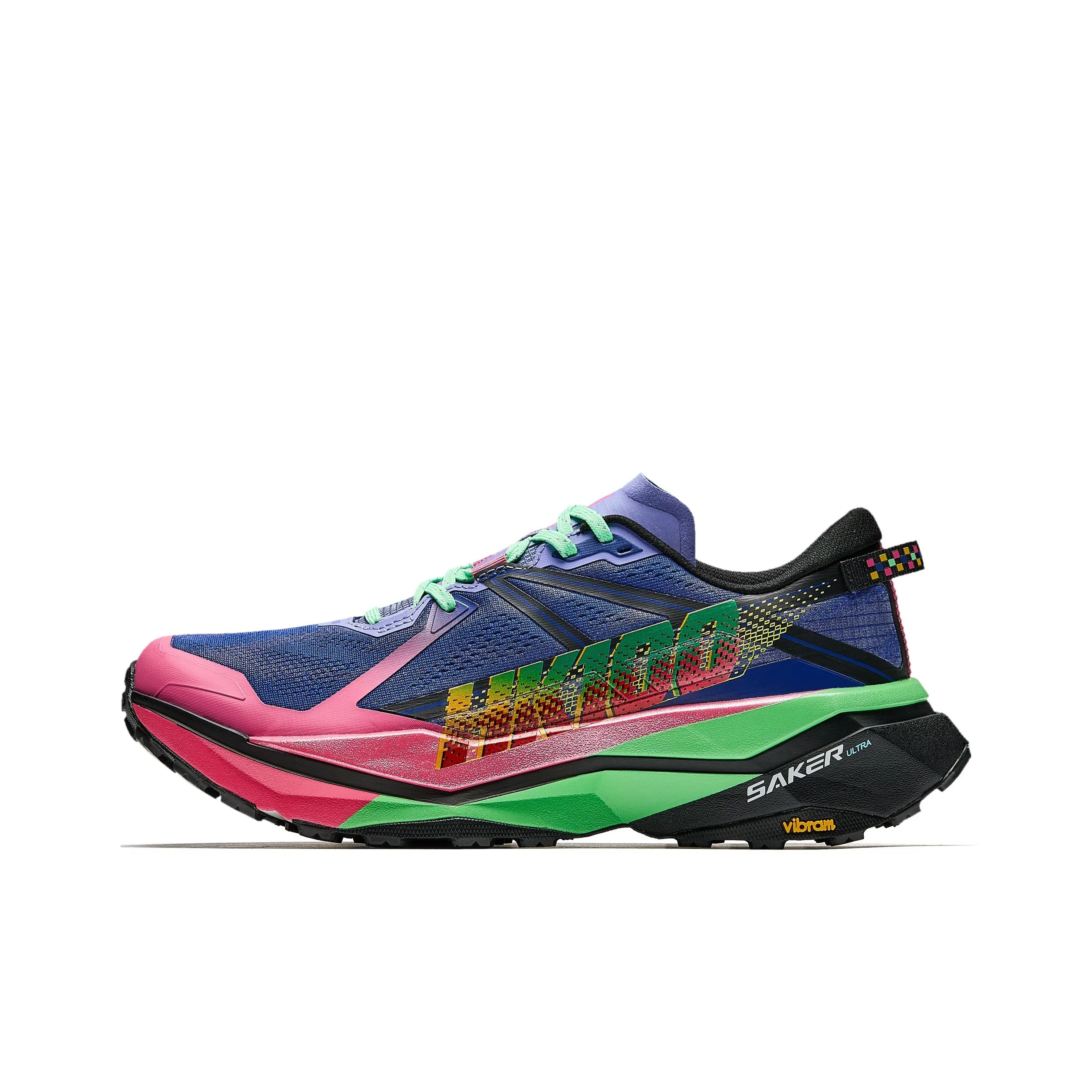 ANTA Hunter Fury 2 Running Shoes Women's Low Top Lapis Lazuli Blue/Geranium Pink