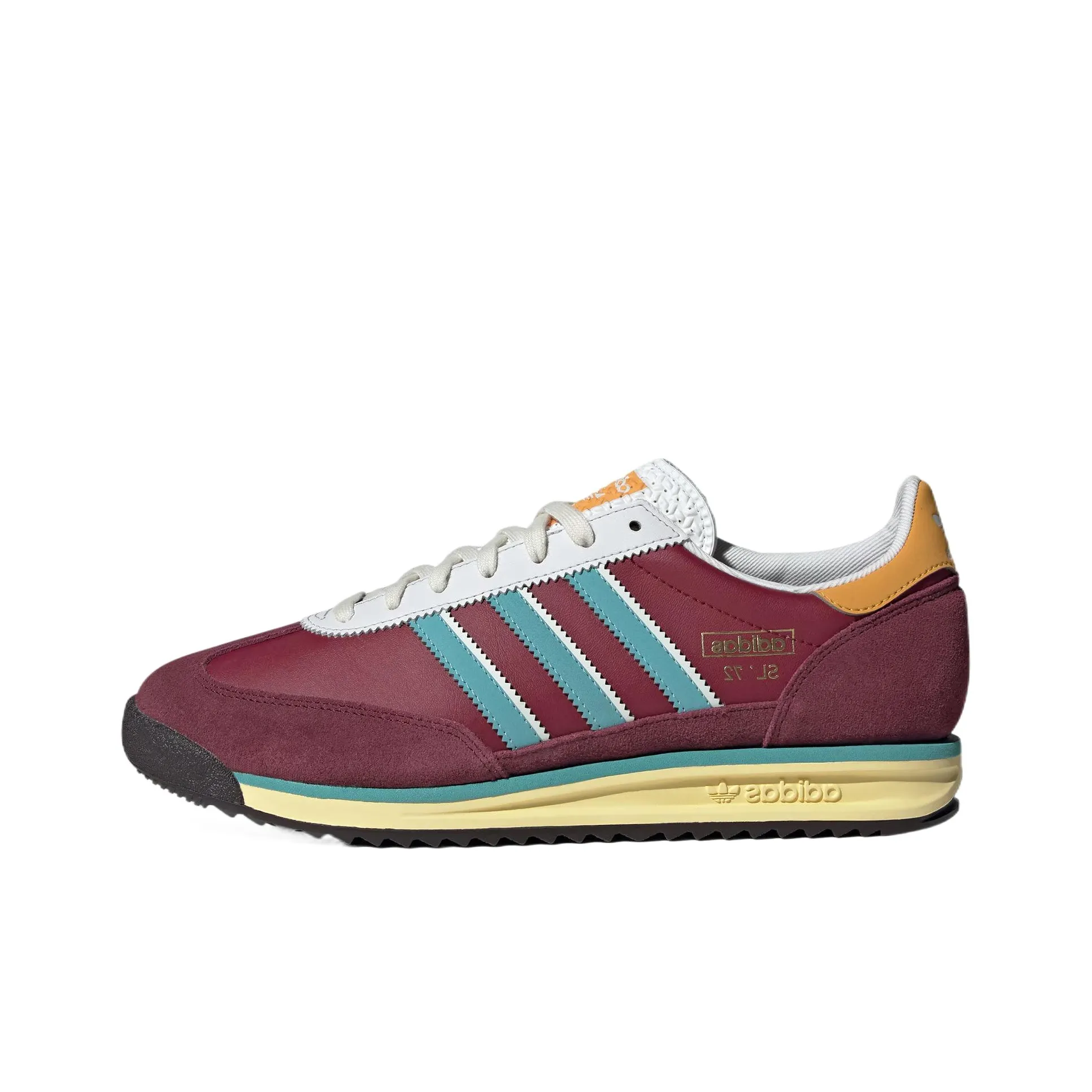 Adidas SL 72 RS Slip Resistant Abrasion Resistant Легкий Низкий Топ Повседневная Обувь Унисекс Красный