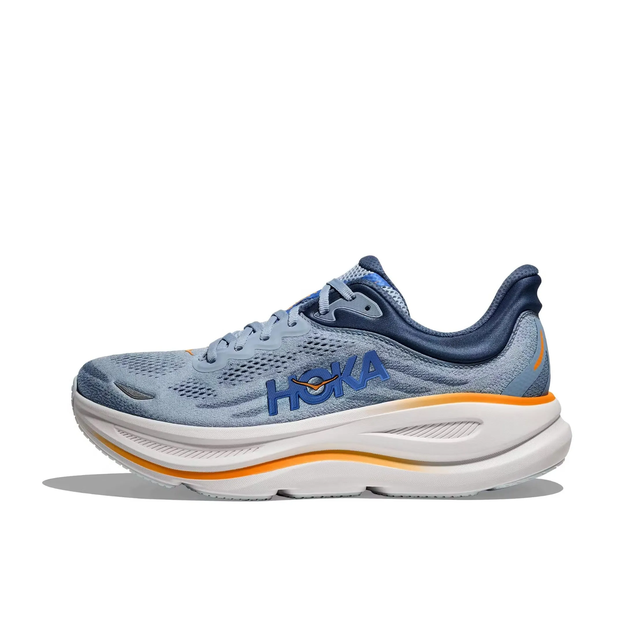 HOKA ONE ONE Wear resistant And Lightweight Low Top Running Shoes Unisex Blue