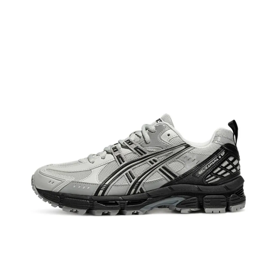 Asics Gel Kahana 8 Abrasion Resistant Breathable Low Top Casual Trail Running City Commute Running Shoes Men's Gray
