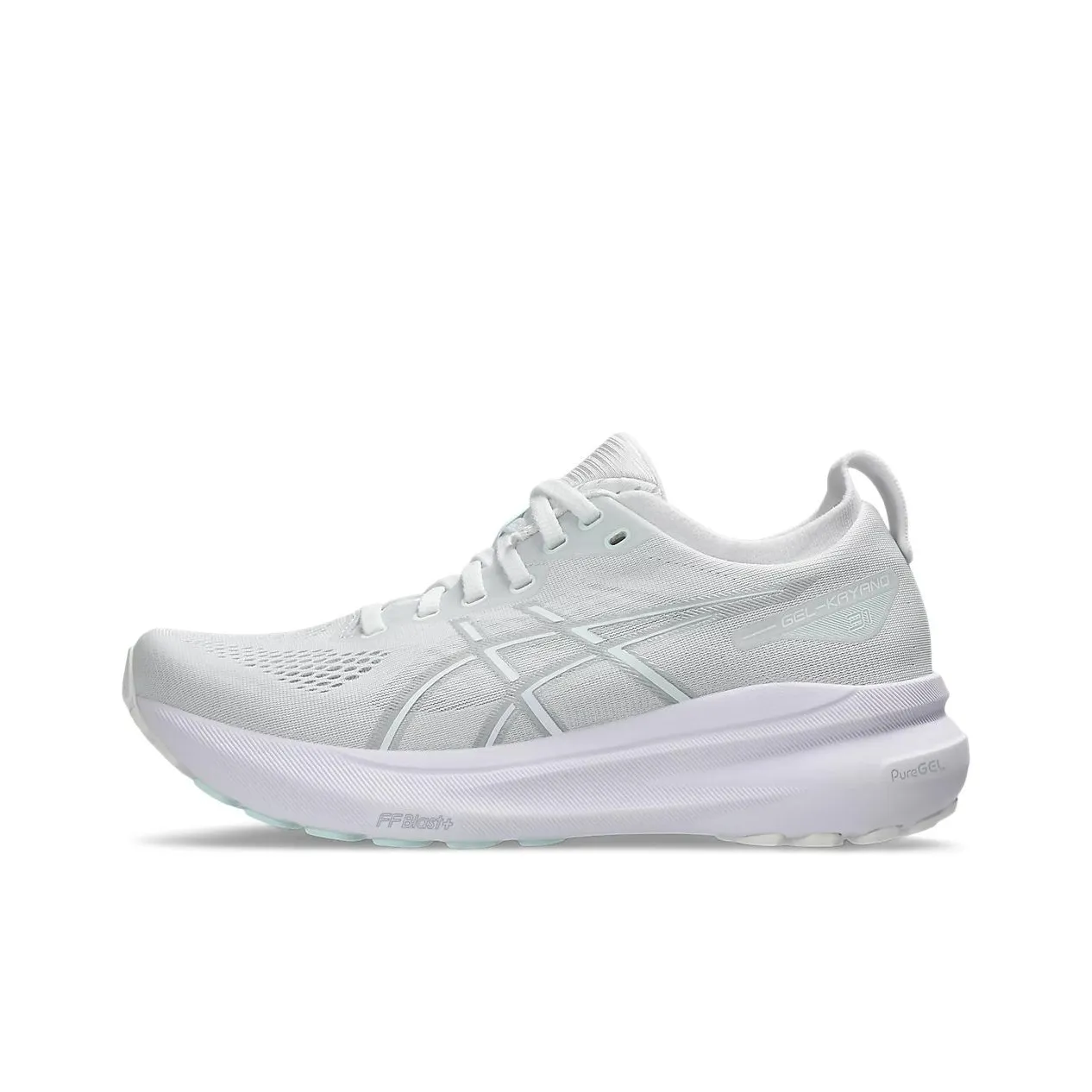 Asics Gel Kayano 31 Anti Slip Wear Resistant Low Top Running Shoes Women's White