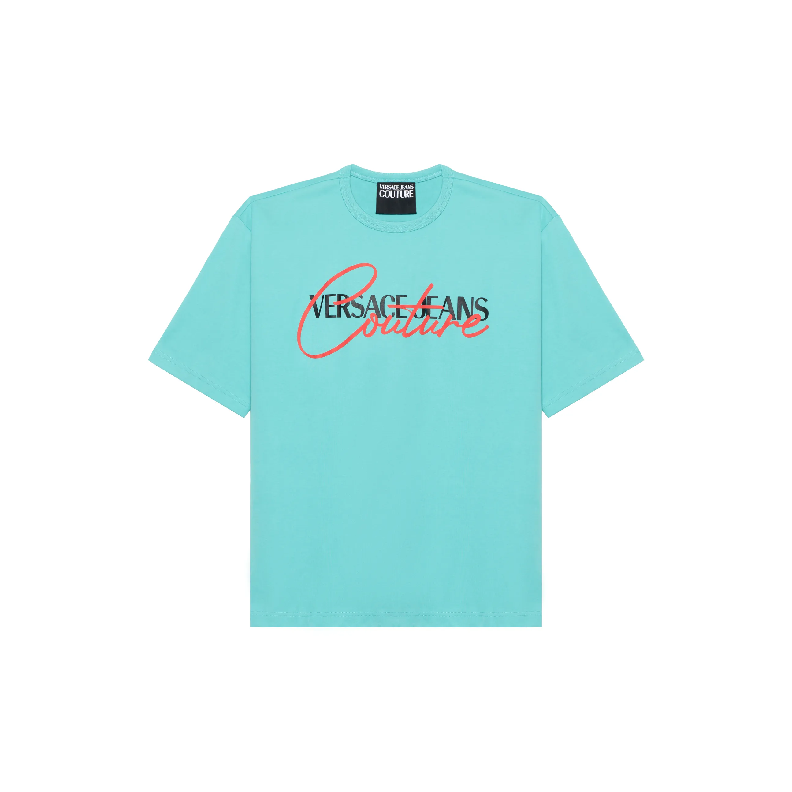 VERSACE JEANS COUTURE SS22 T Shirt Men's Lake Green