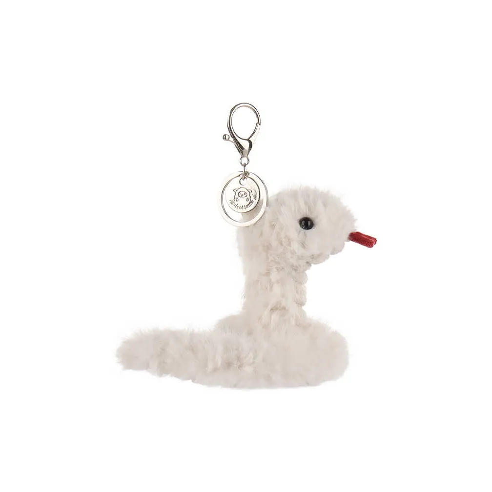 APRICOT LAMB Evil Змея Брелок Белая Кукла Плюшевая Подвеска 10 см Рекомендуемая Высота