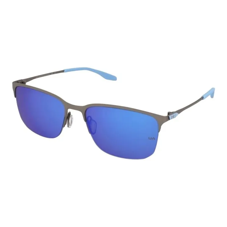Under Armour Metal Rectangular Sunglasses Men's Gray