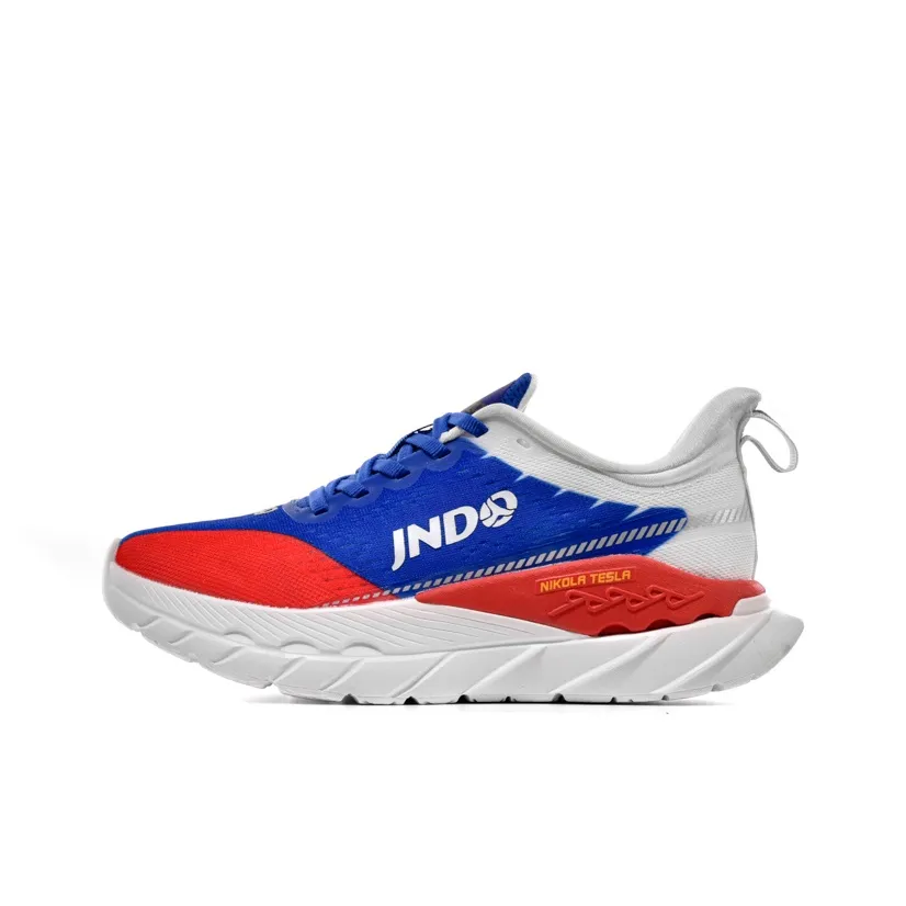 JNDO Беговые кроссовки Низкий верх Белый Синий Красный Унисекс