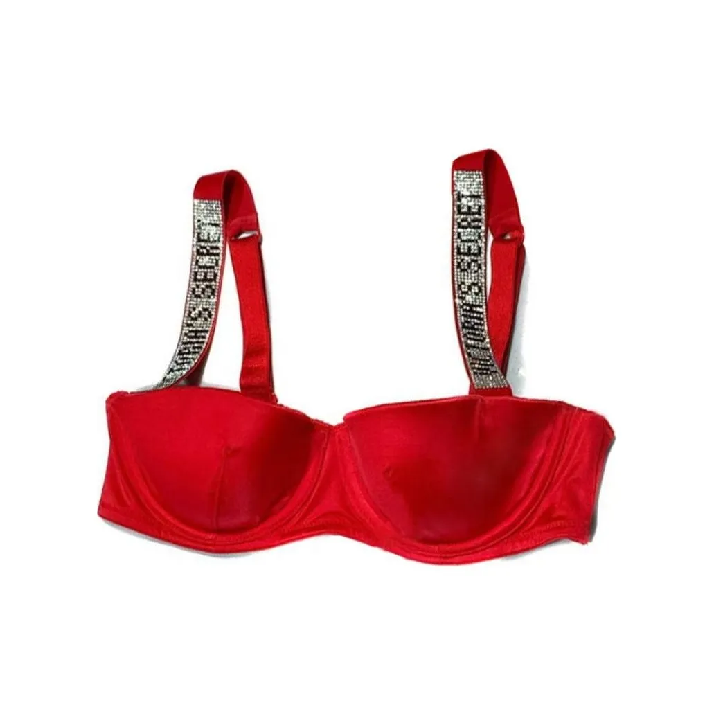 Victoria's Secret Бюстгальтер Женский Красный