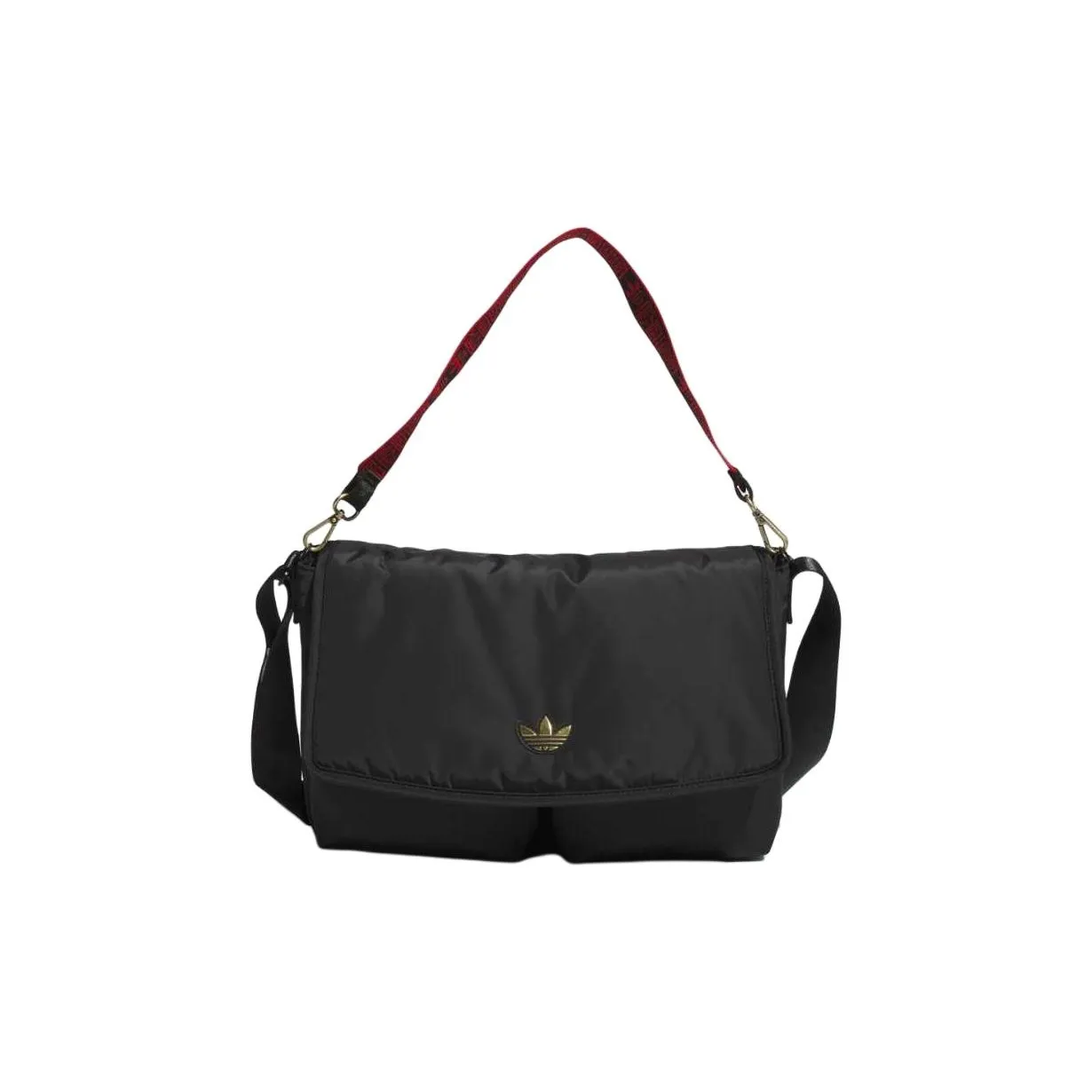 Adidas Originals Переработанный полиэстер Курьерская сумка Сумка через плечо Сумка на плечо Стандартная Унисекс Черный