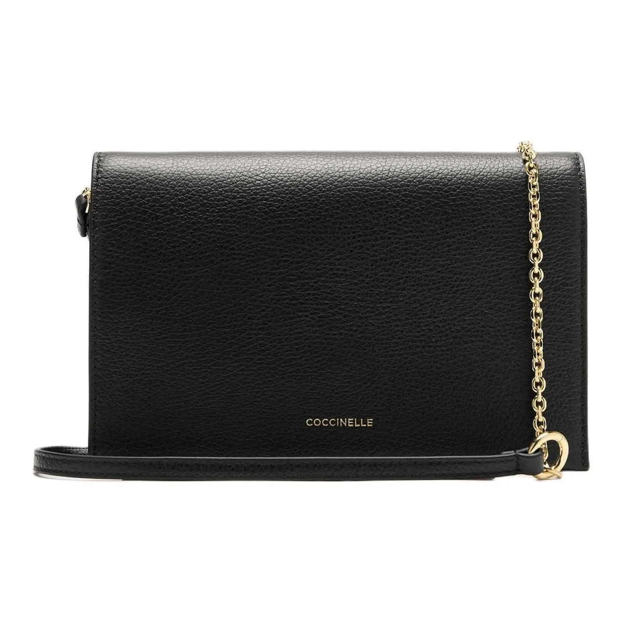 COCCINELLE Natural Dandy Foldover Top Shoulder Bag