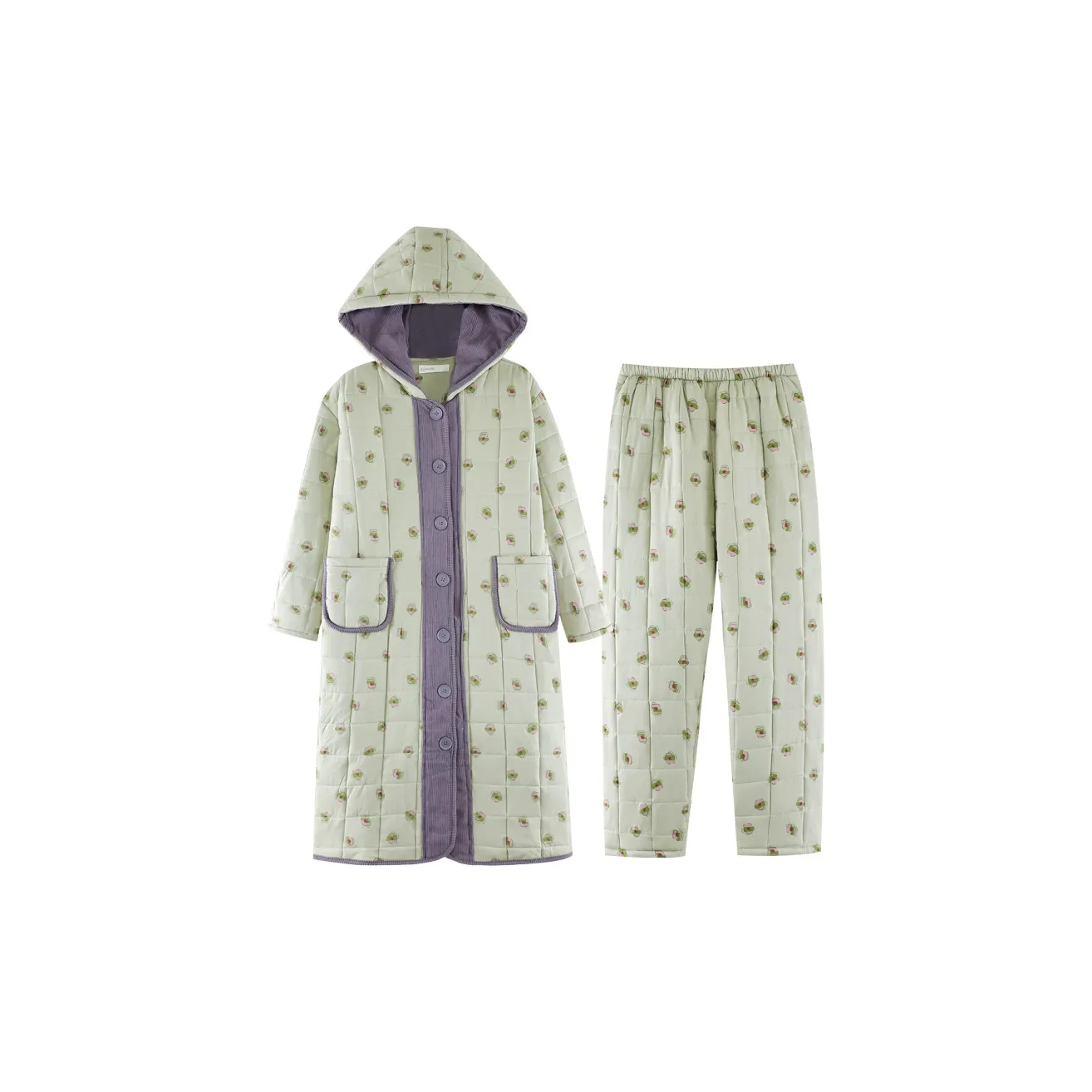 ZumashL Luxury Designer Series Pajama Set Women's Grass Green