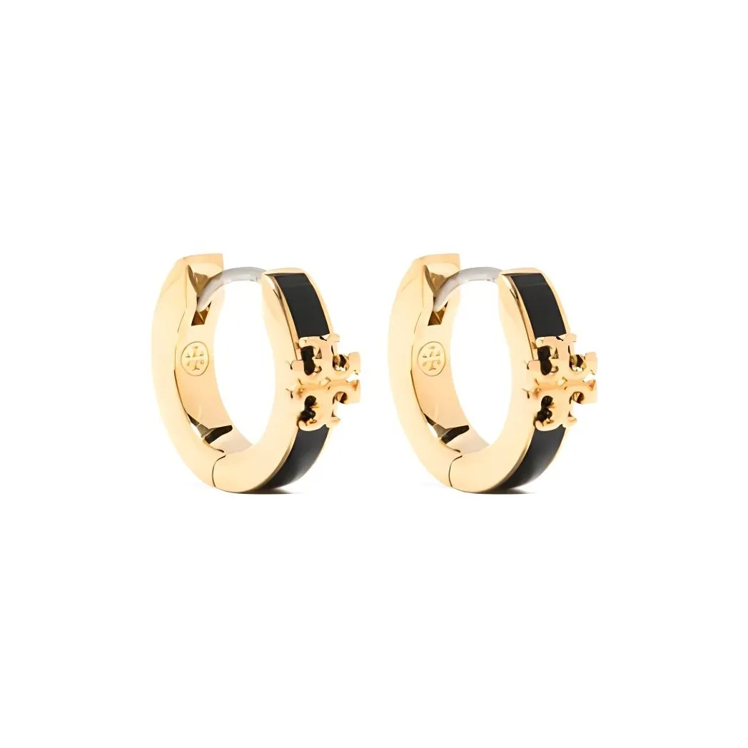 TORY BURCH Латунь Эмаль Кубический цирконий Серьги Женские Золото