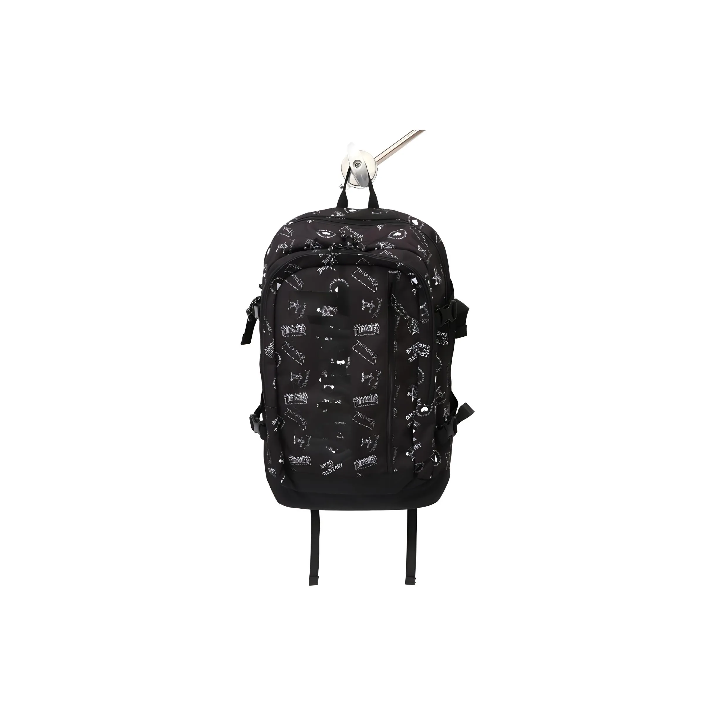 Thrasher Water repellent Coating Backpack Regular Unisex Black