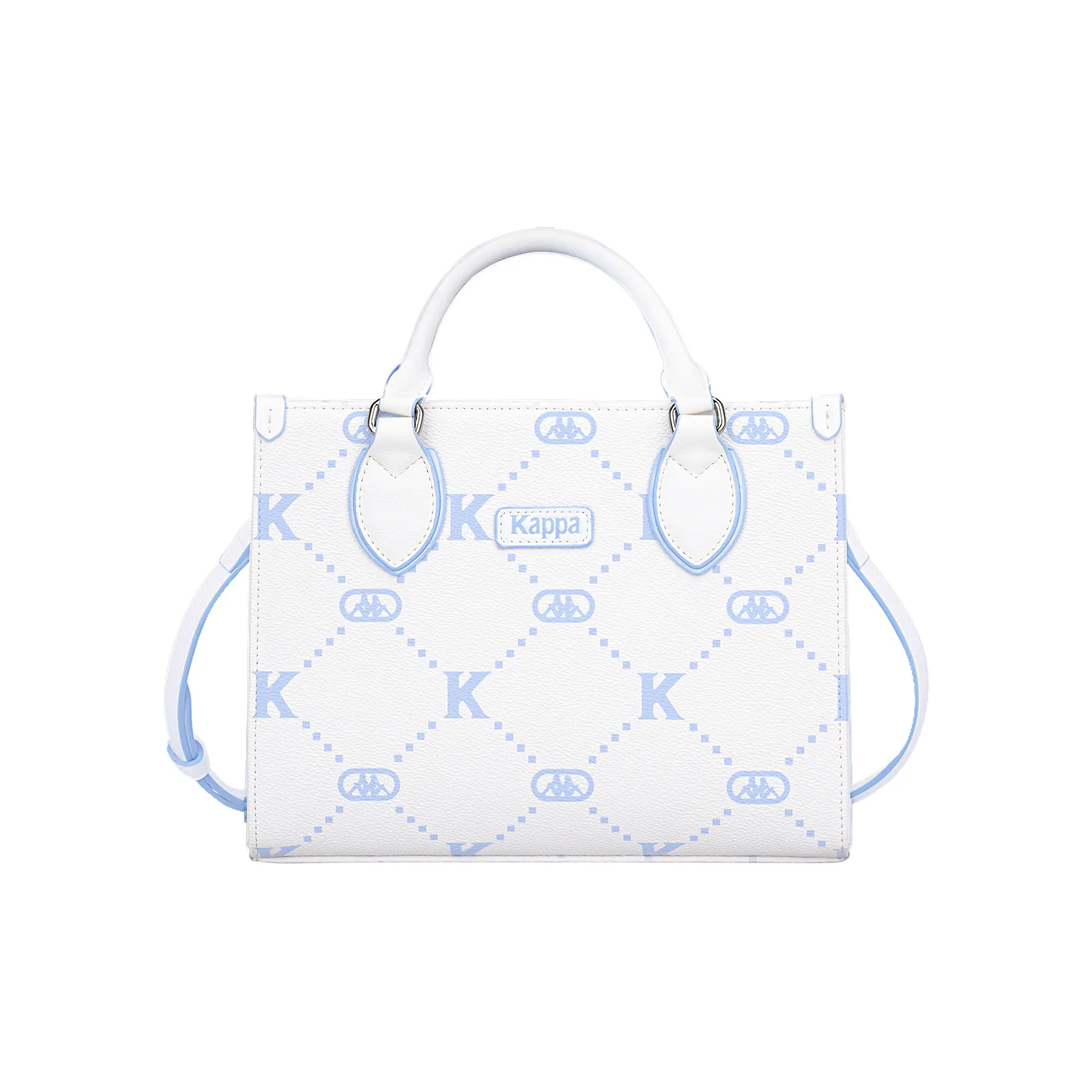 Kappa PVC Tote Bag Shopping Bag Shoulder Bag Crossbody Bag Handbag Regular Women
s Forget Me Not Blue
