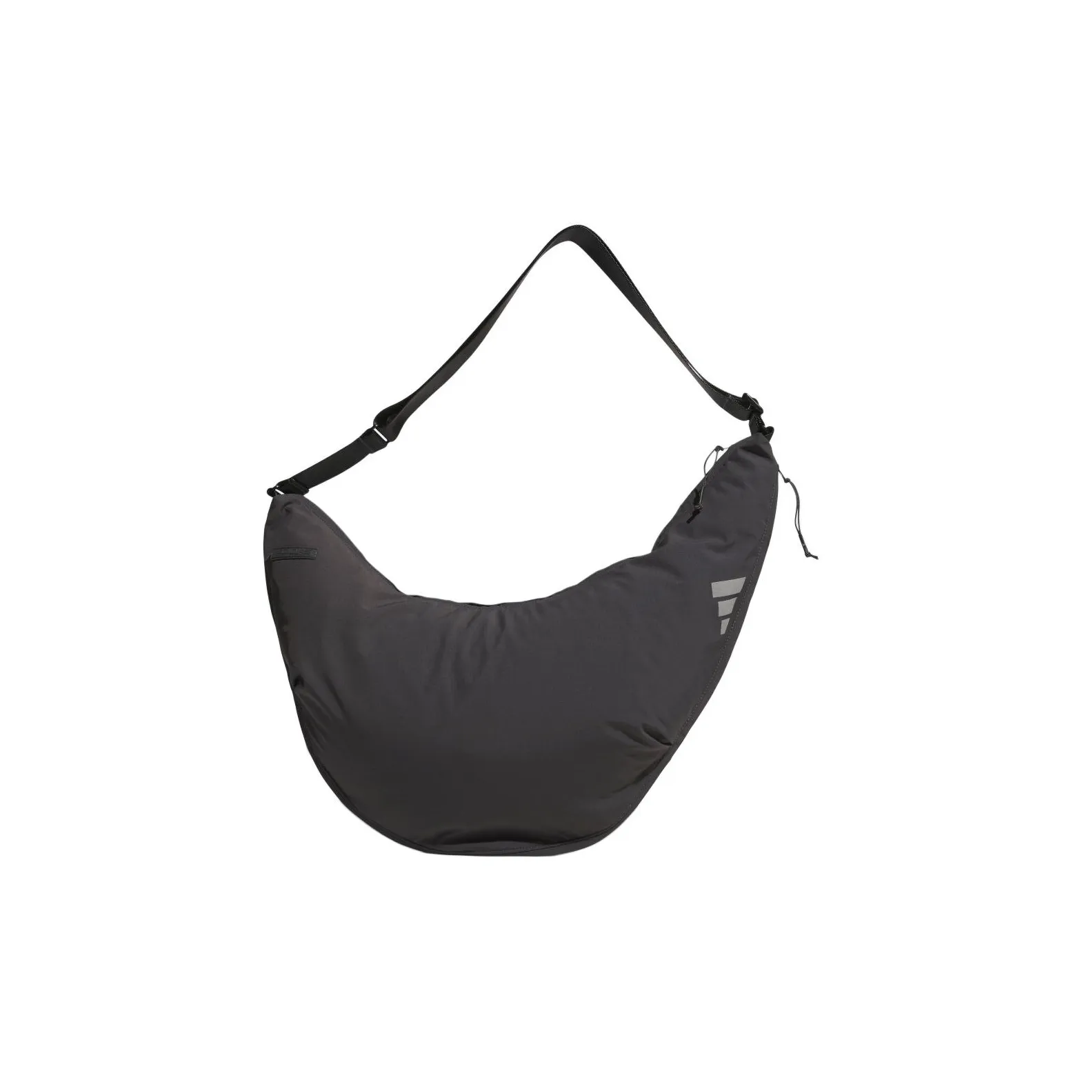 Adidas Recycled Polyamide Shoulder Bag, Crossbody Bag Regular Unisex Carbon Black