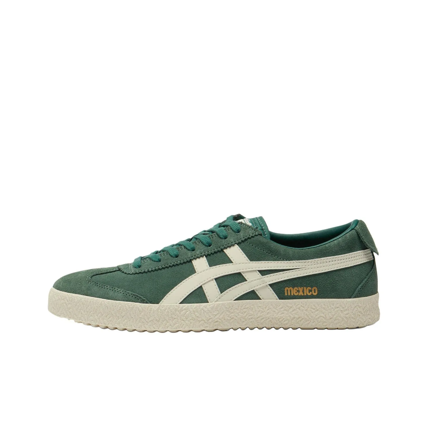 Onitsuka Tiger MEXICO 66 Износостойкий и Легкий Низкий Топ Скейтборд Кроссовки Унисекс Зеленый