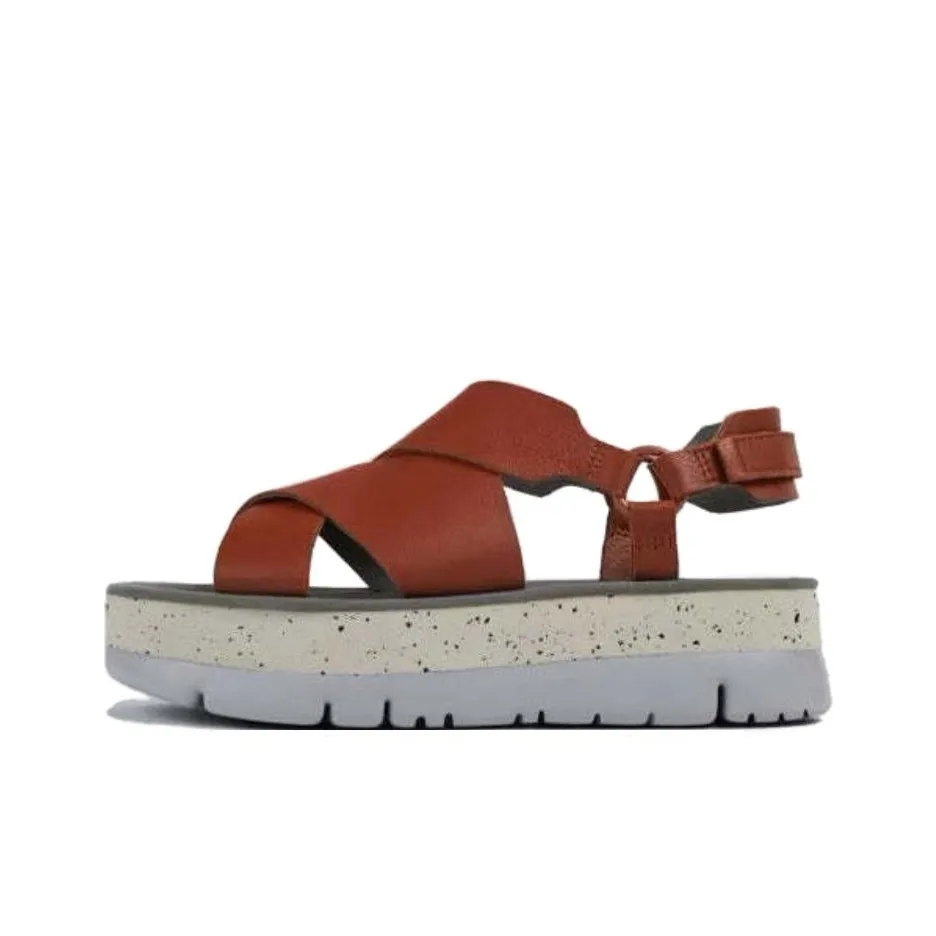 CAMPER Oruga Up One Ремешок Сандалии Женские Красные