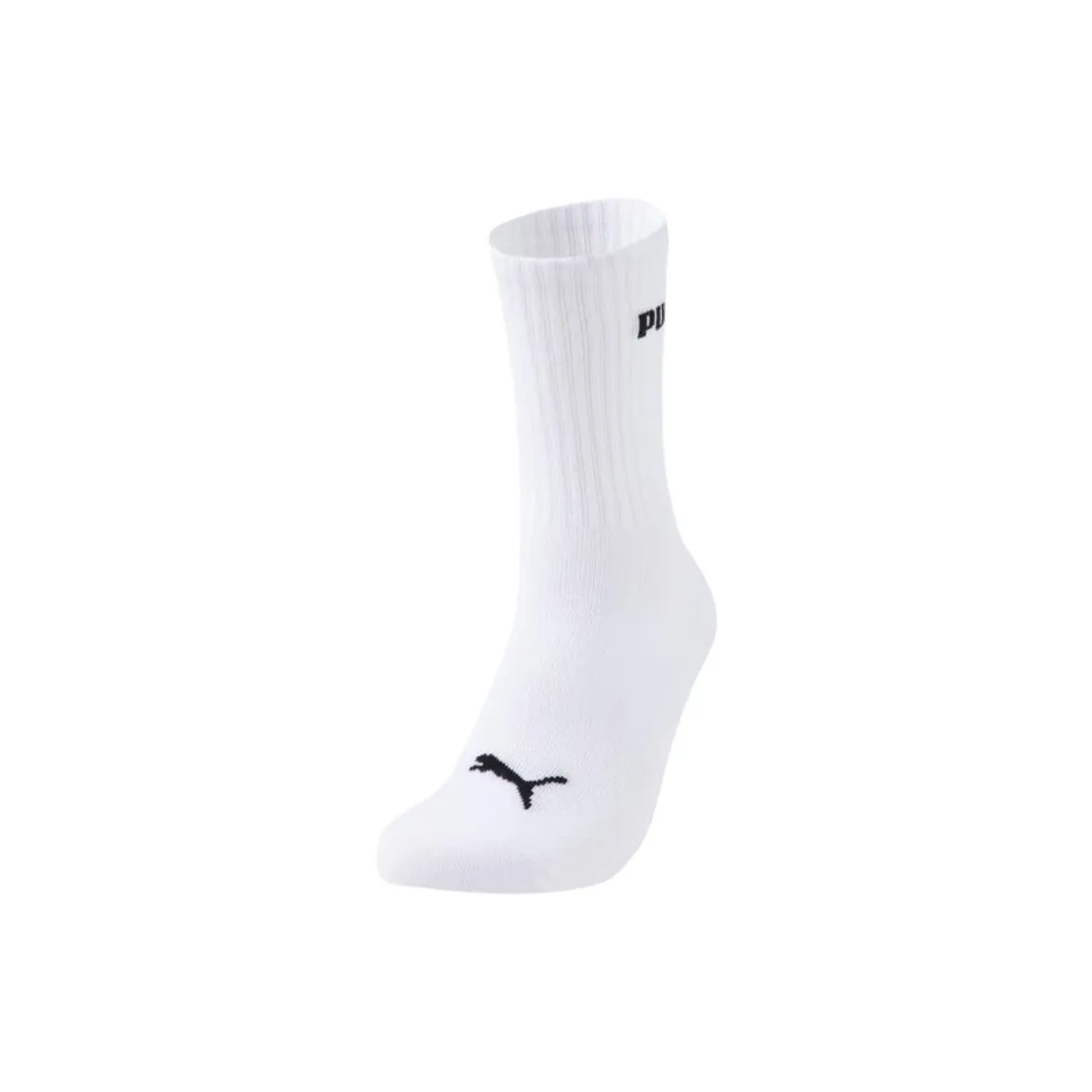 PUMA Mid Calf Socks Unisex White