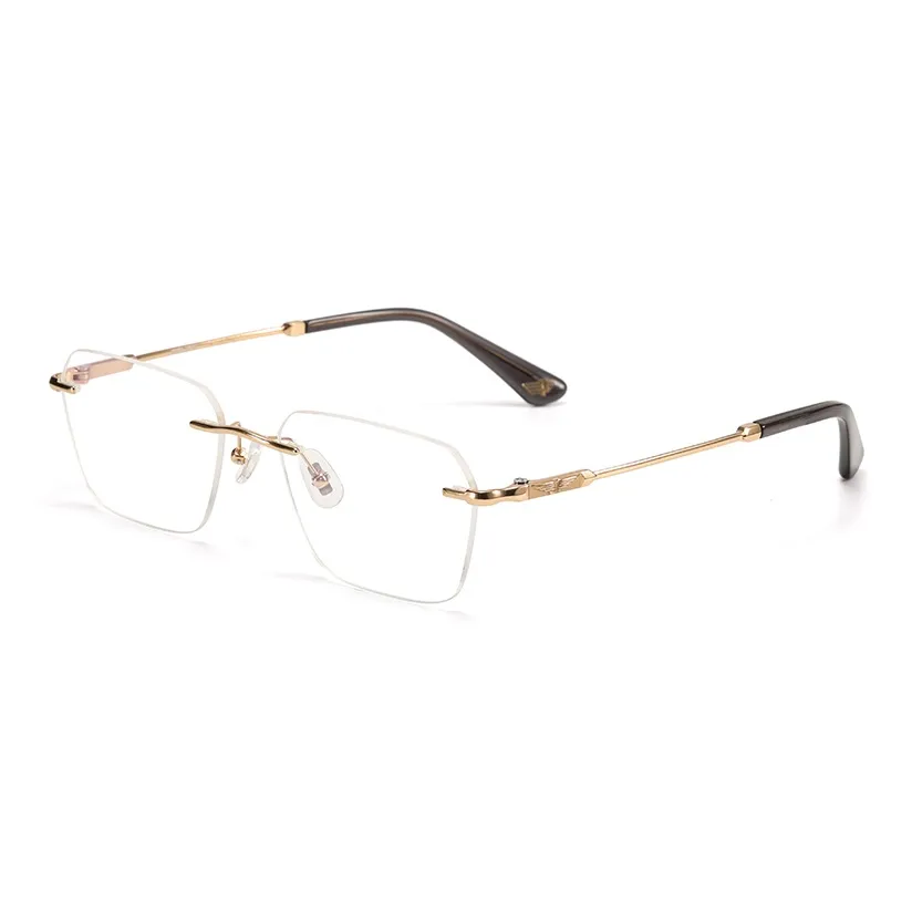Police β-титан Нерегулярная форма Оправы для очков Унисекс Золото
