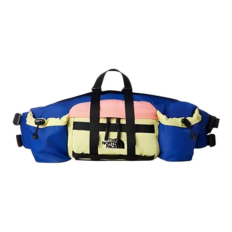 THE NORTH FACE 24L Backpack Outdoor Bag Nylon Blue Yellow Unisex