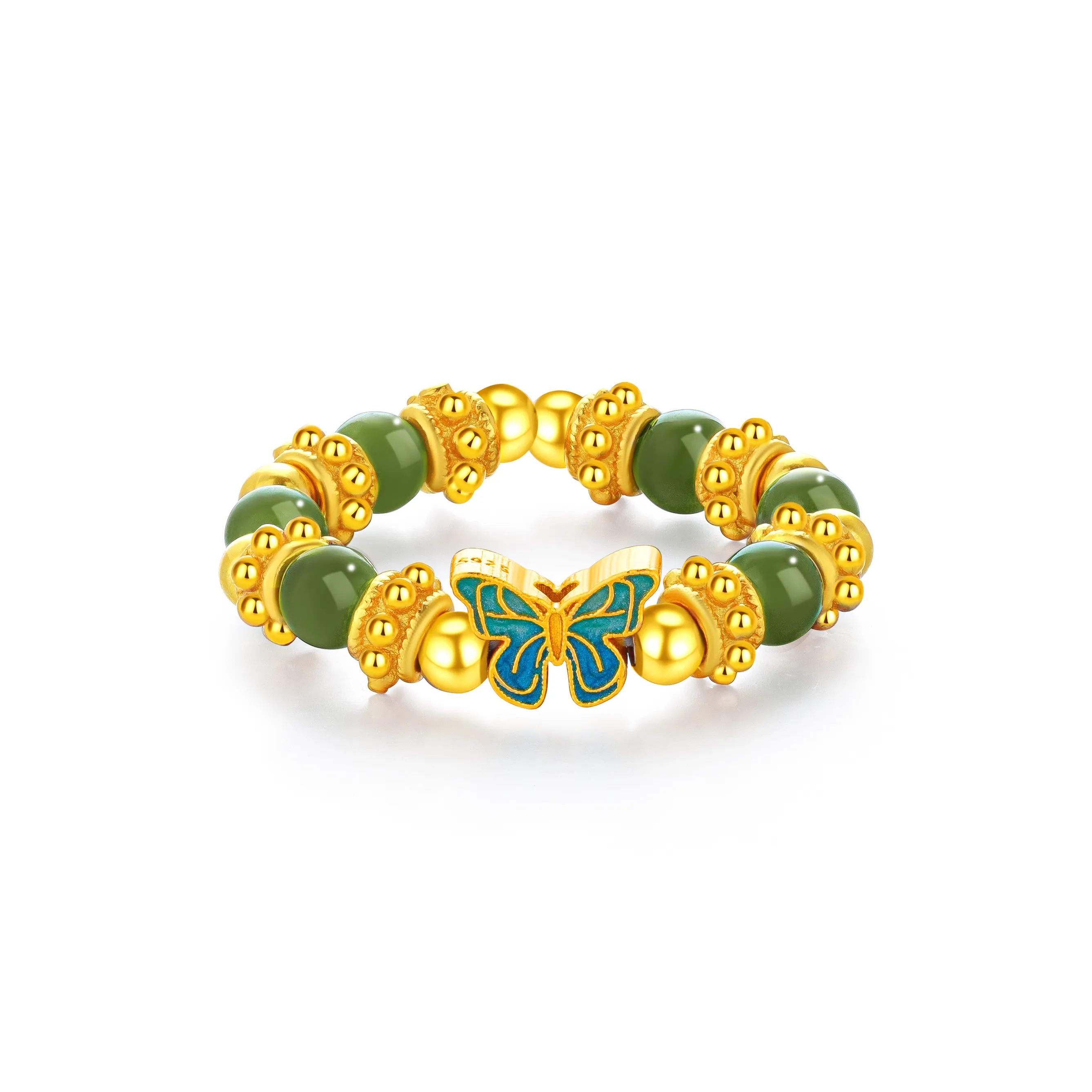 Lao Feng Xiang Hetian Jade Rings Jasper Women's