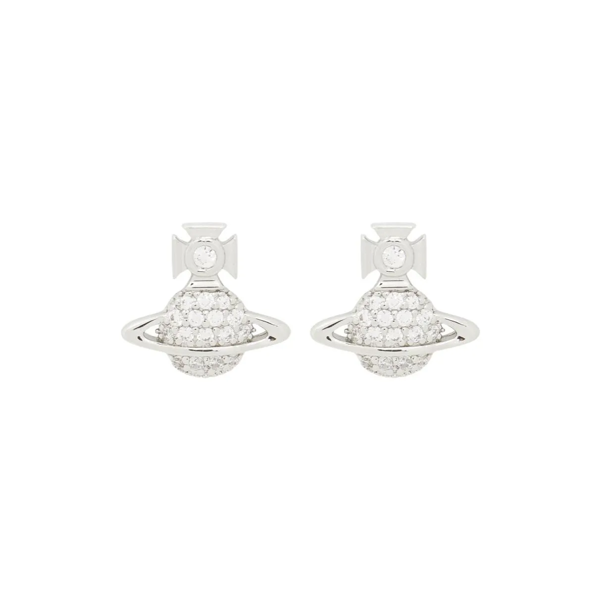 Вивьен Вествуд Brass Earrings Женские Серебро