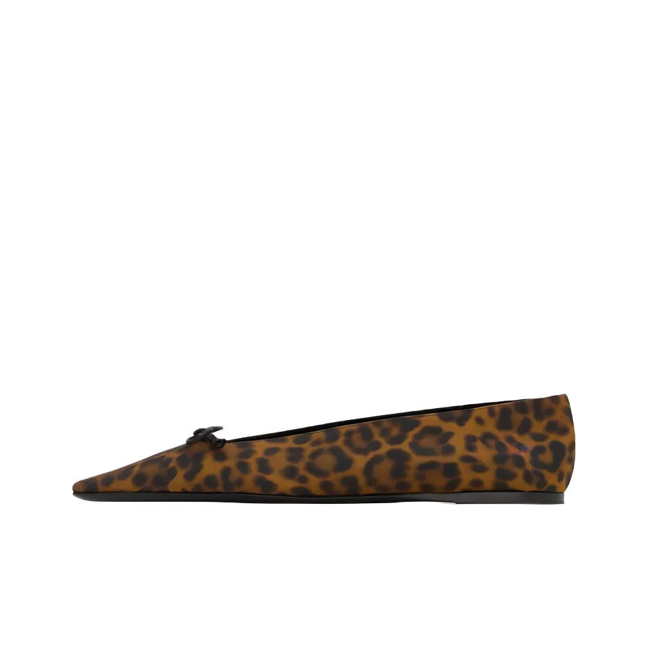 SAINT LAURENT Poppy Square Toe Ballerinas Women's