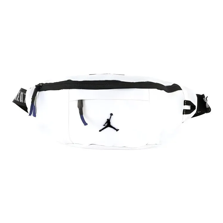 Jordan Polyester Sling Bag, Crossbody Bag, Fanny Pack Regular Unisex White/Purple