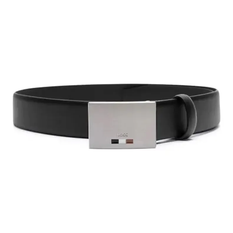 Hugo Boss Ремни из натуральной кожи Мужской Черный