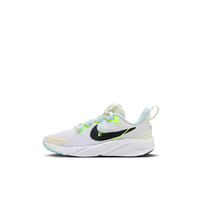Nike Star Runner 4 Устойчивый к истиранию Низкий Топ КIDS Лайфстайл Обувь Белый Детский