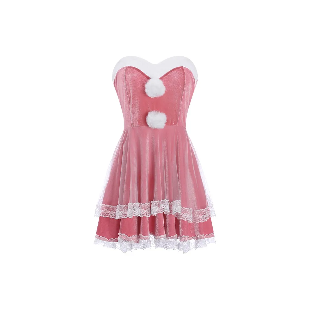 LUNNIFEIYA Nightgown Women's Pink