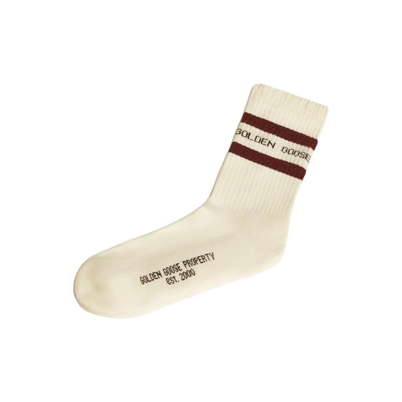 Golden Goose Deluxe Brand Striped Ribbed Socks