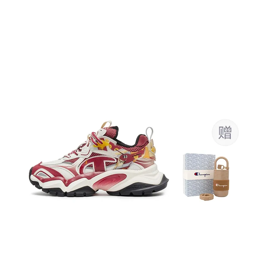 Champion Chunky Sneakers Women's Low Top Ember Red/Milk White