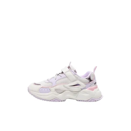 FILA Rayflide 23 Kd Детские беговые кроссовки Низкие Белый Фиолетовый Kids