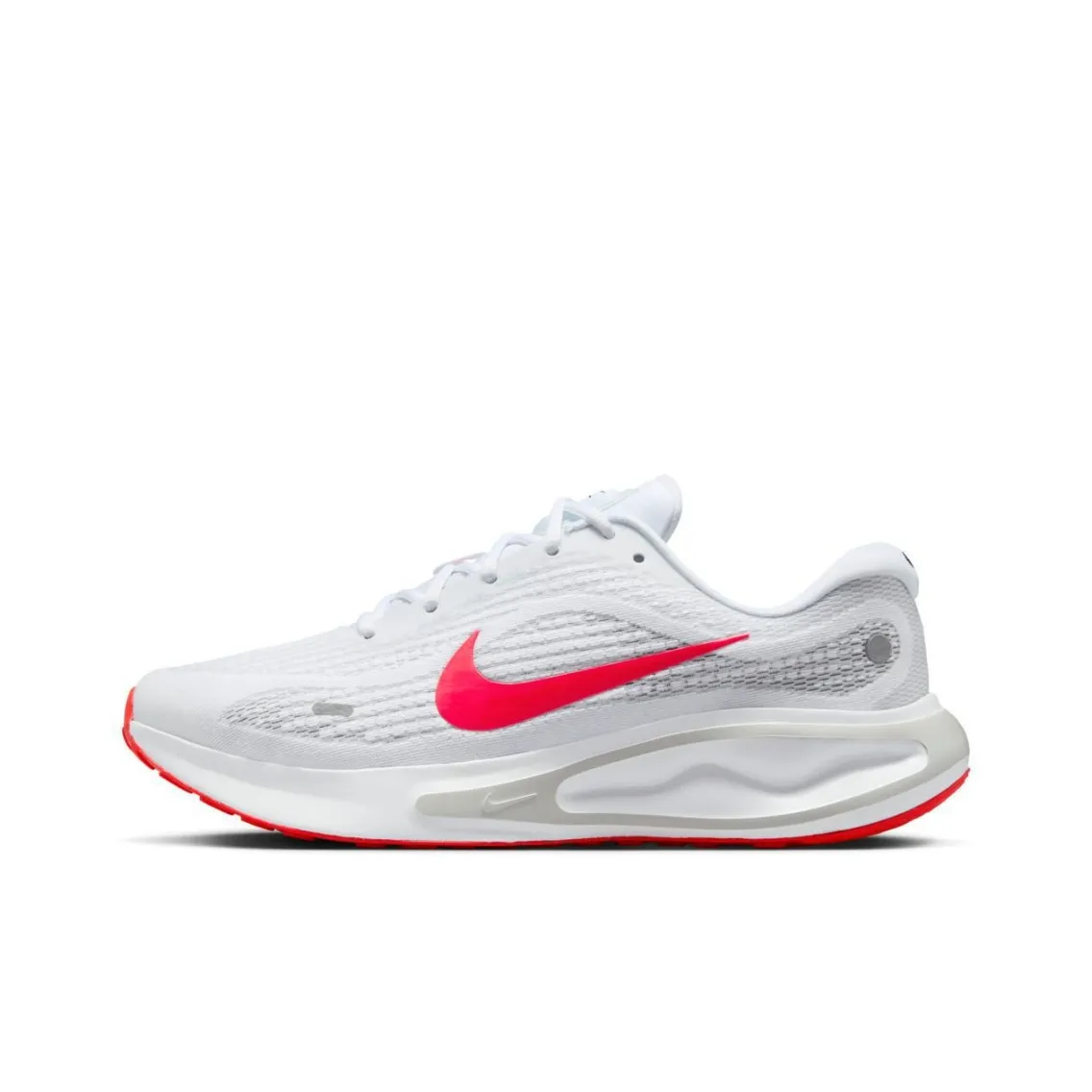 Nike Journey Run Устойчивый к истиранию Низкий Топ Повседневные Беговые кроссовки Мужские Белый Красный