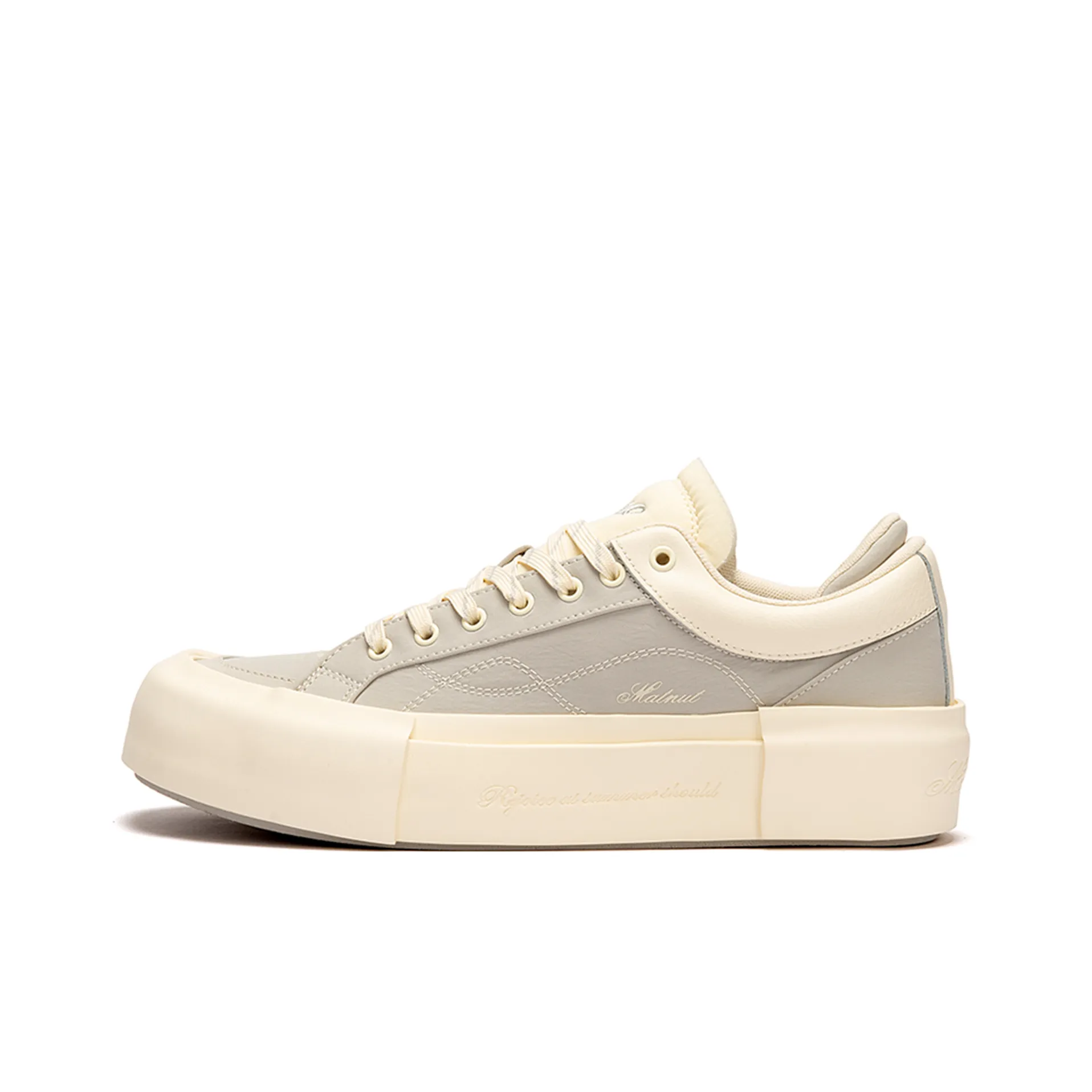 MATNUT Gray, Platform, Height Increasing, Skateboard Shoes