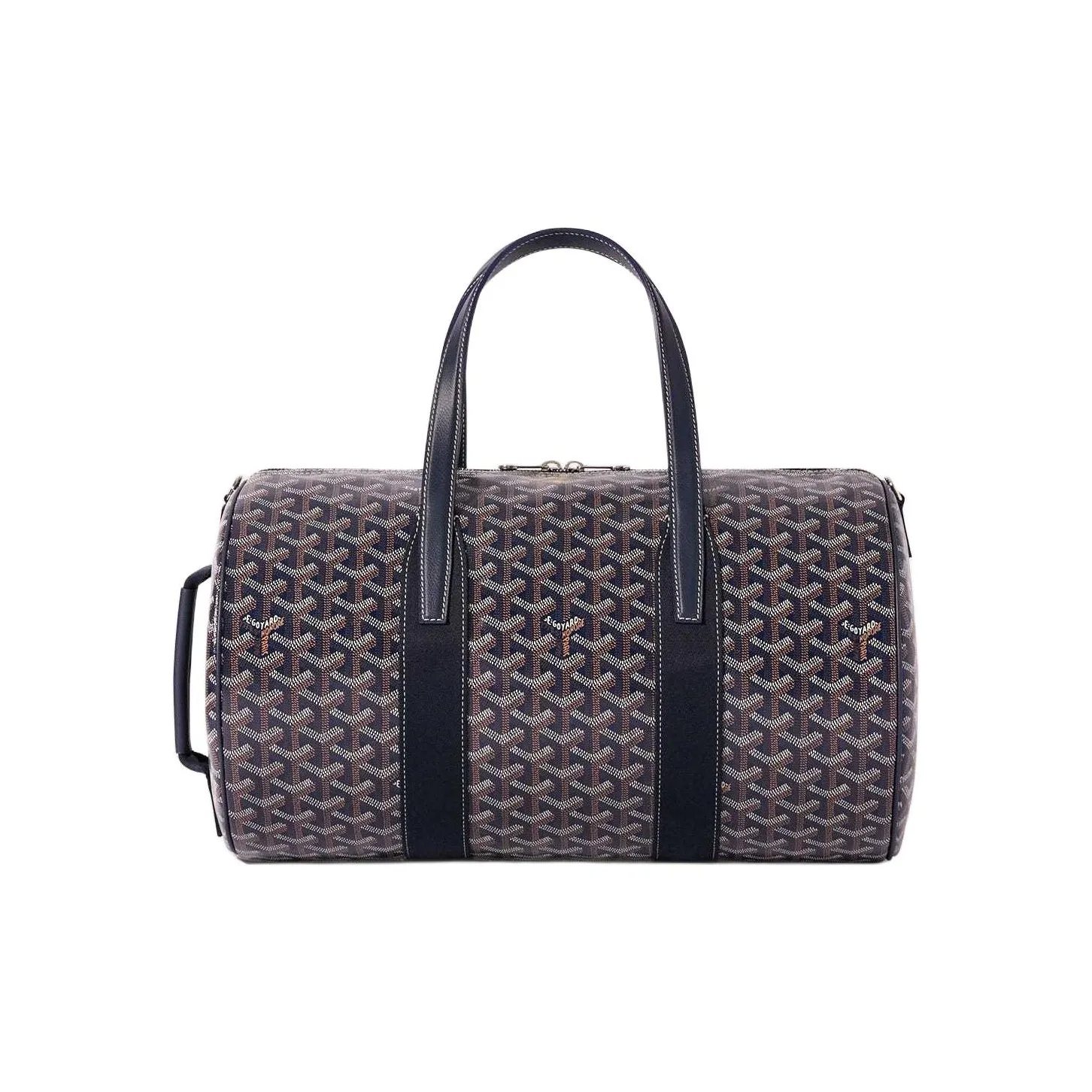 GOYARD Canvas With Calfskin Sports Travel Bag Unisex Marine Blue