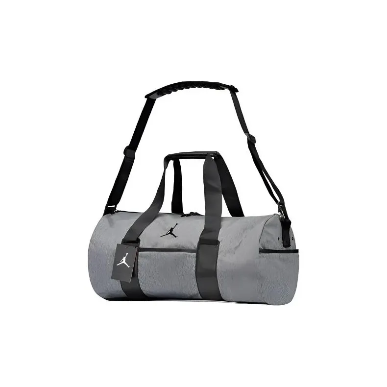 Джордан Полиэстер Спортивный Сумка Большая Унисекс Серый