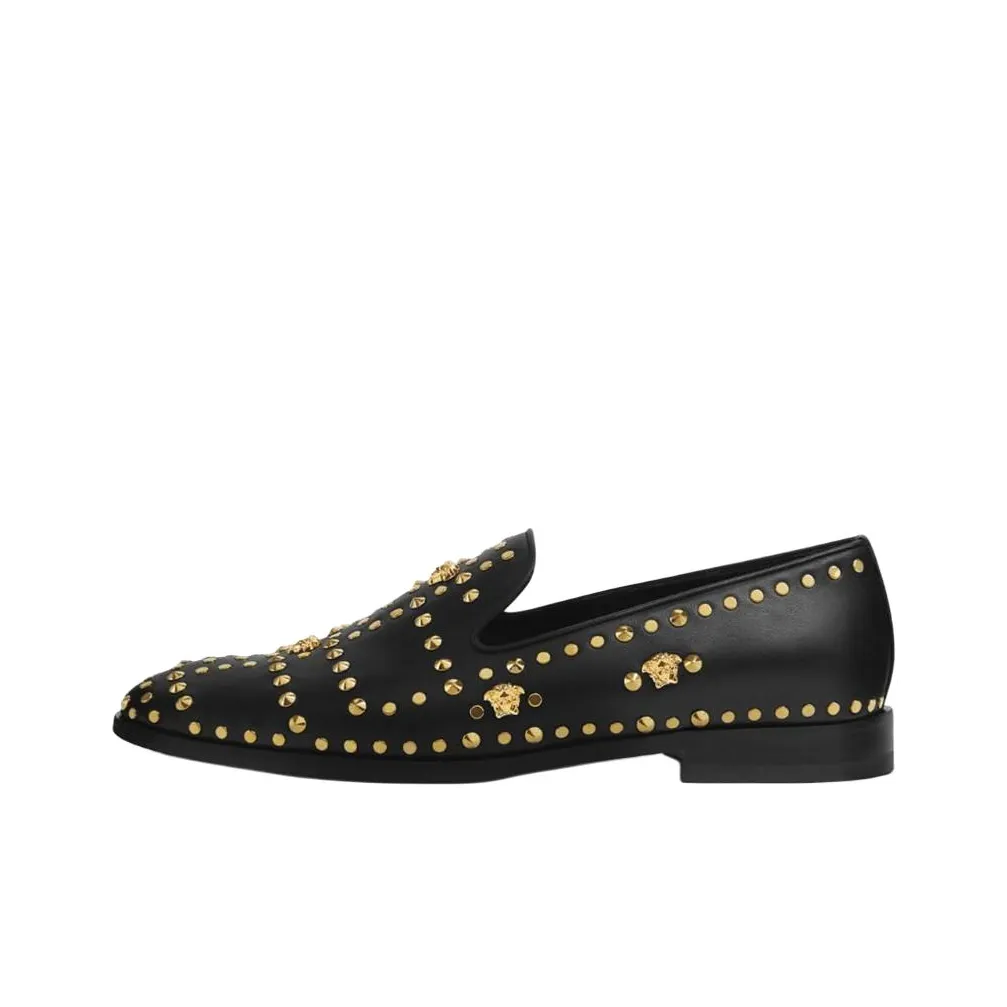 VERSACE Medusa Loafers Men's Black