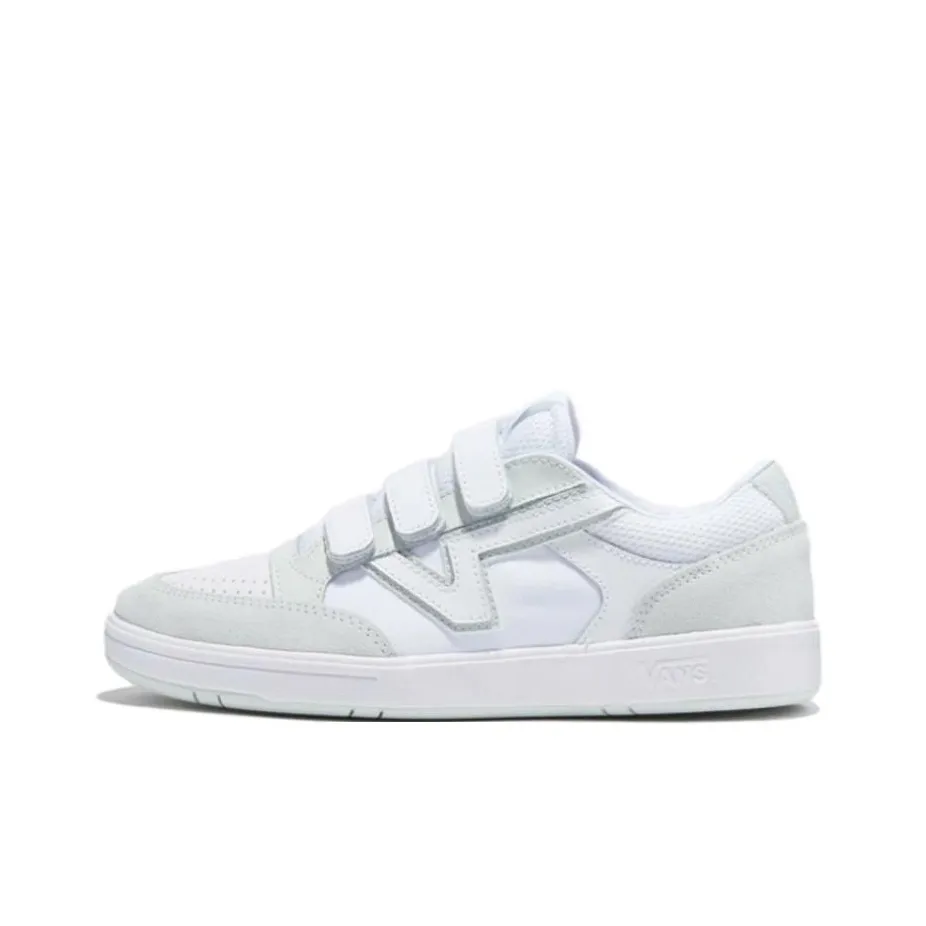 Vans Lowland Comfycush Low Top Skateboard Shoes Unisex White Green