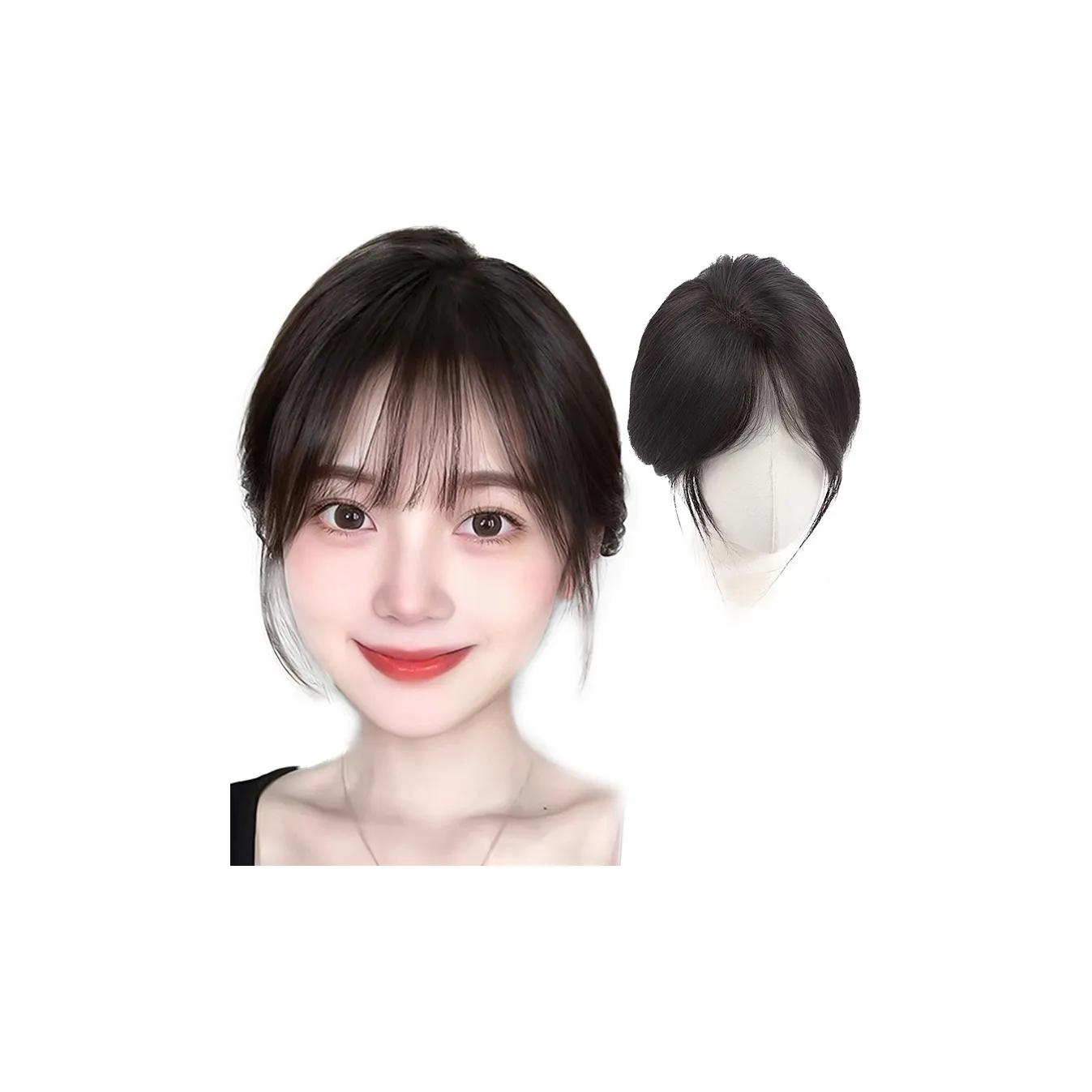 WANWANFENG Французский Liu Hai Ленты для наращивания волос