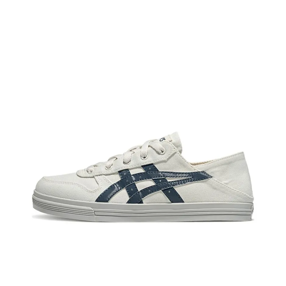 Asics Aaron Износостойкий и Легкий Низкий Топ Casual Унисекс Белый