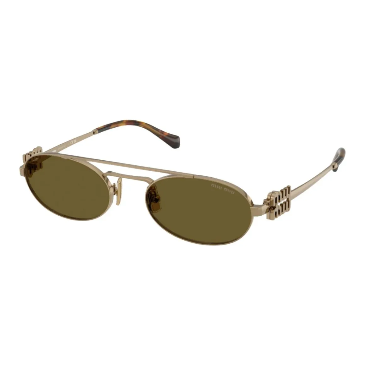 MIU MIU Eyewear Oval Frame Sunglasses