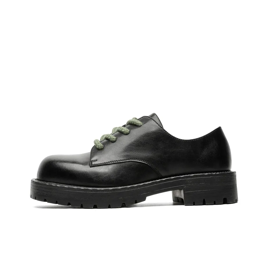 Fire Flying Fish Anti Slip And Wear Resistant Height Increasing Low Top Casual Shoes Unisex Black