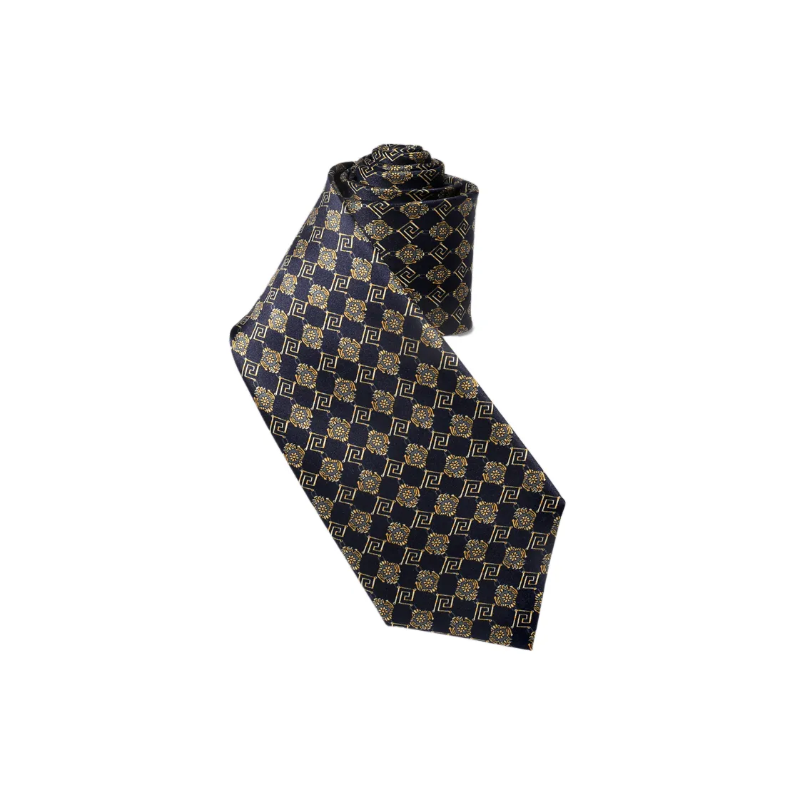 RONGZHI Тутовый шелк Галстуки Мужской Темно-синий