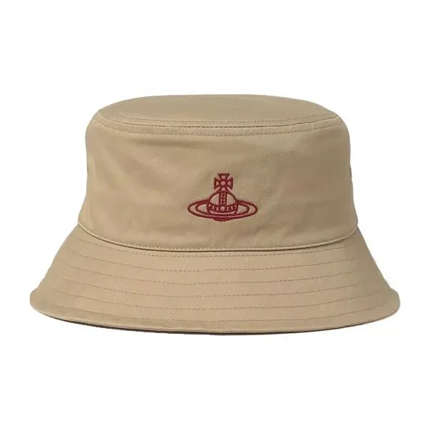 Vivienne Westwood Cotton Bucket Hats Женские Бежевый