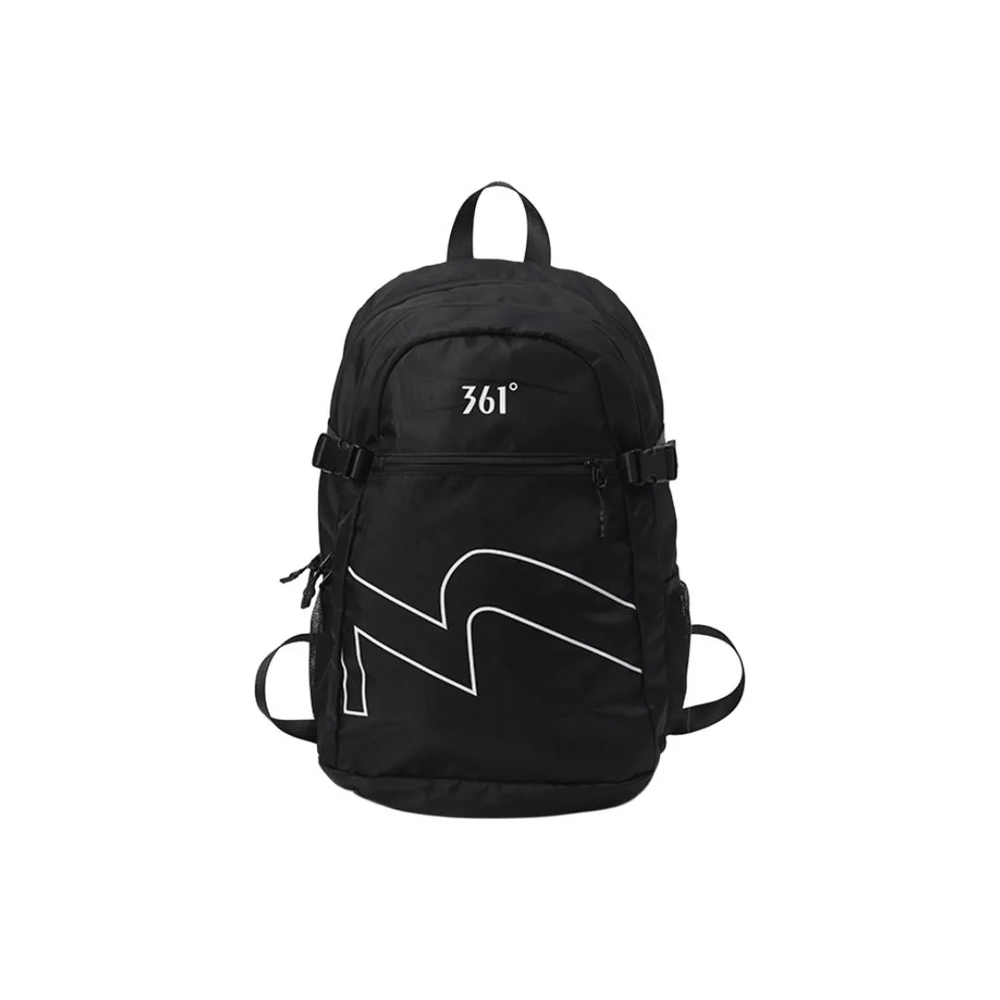 361° Fabric Backpack Plane Bag Regular Unisex Black