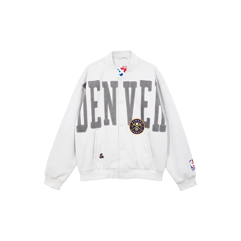 JACK JONES· x NBA Spring Jackets & Coats Men's Rain Cloud Gray