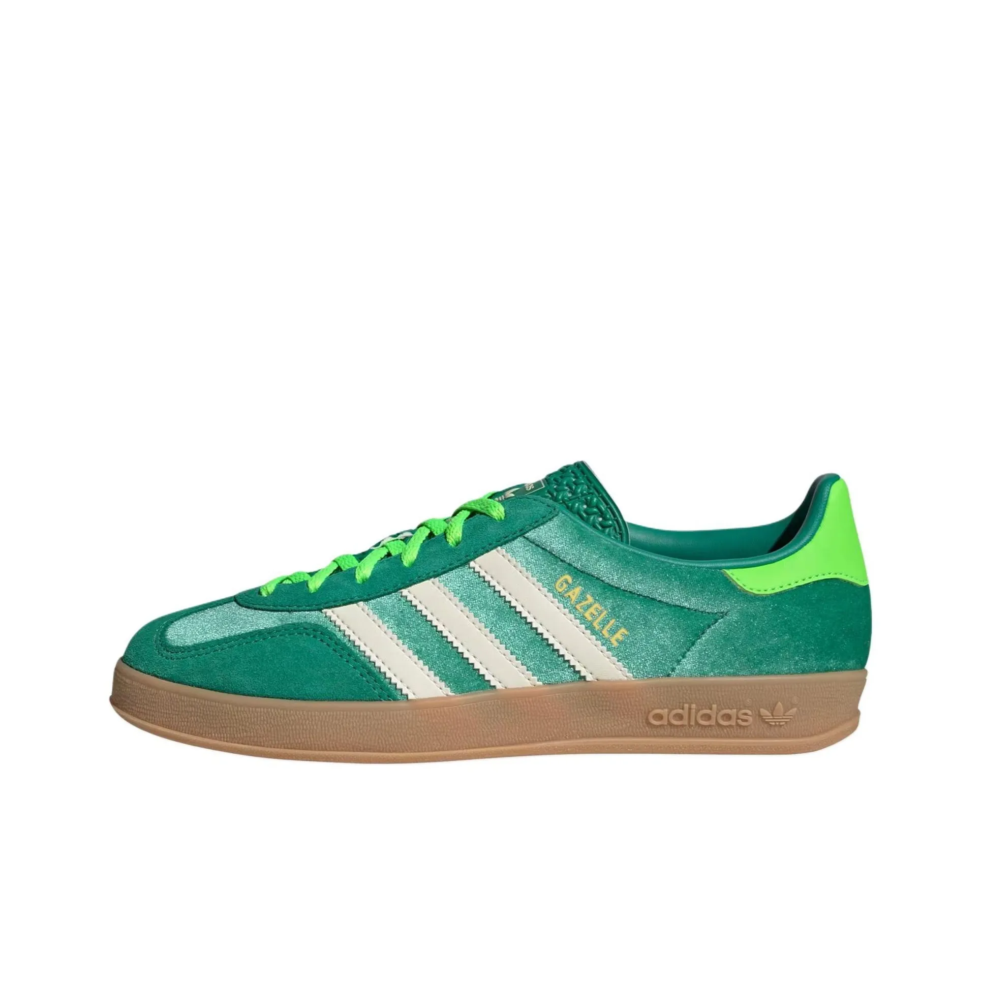 Adidas Gazelle Indoor Semi Court Green Velvet Women's