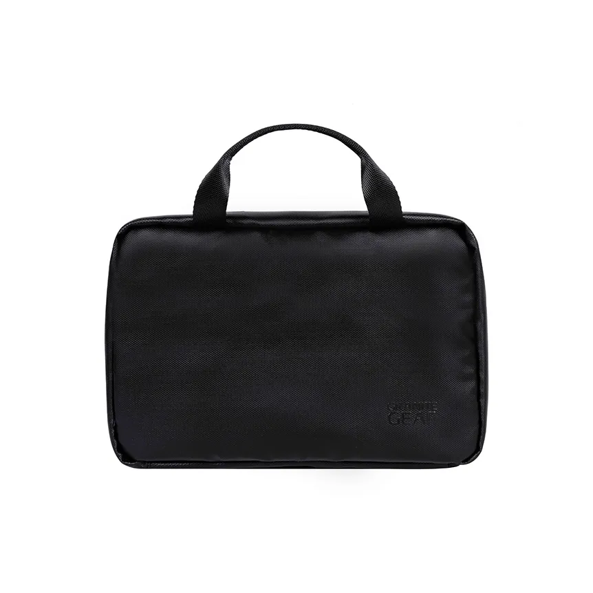 Granite Gear Экологичный RPET Переработанная кожа Материал пленки Туалетная сумка Стандартная Унисекс Черный