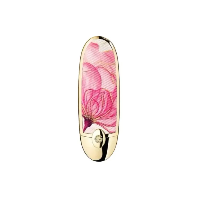 JIAOLAN Zhencai Gemstone Pink Petal Ink Cherry Velvet Lipstick Case Portable